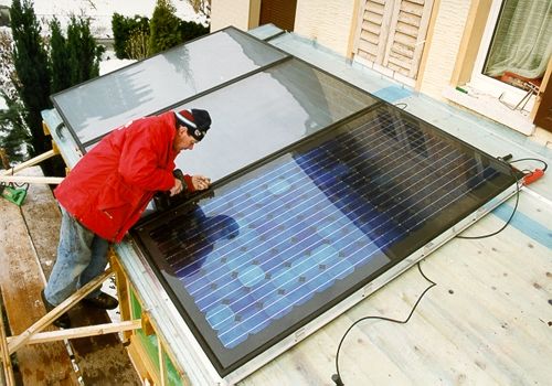 Kombi-Solaranlage